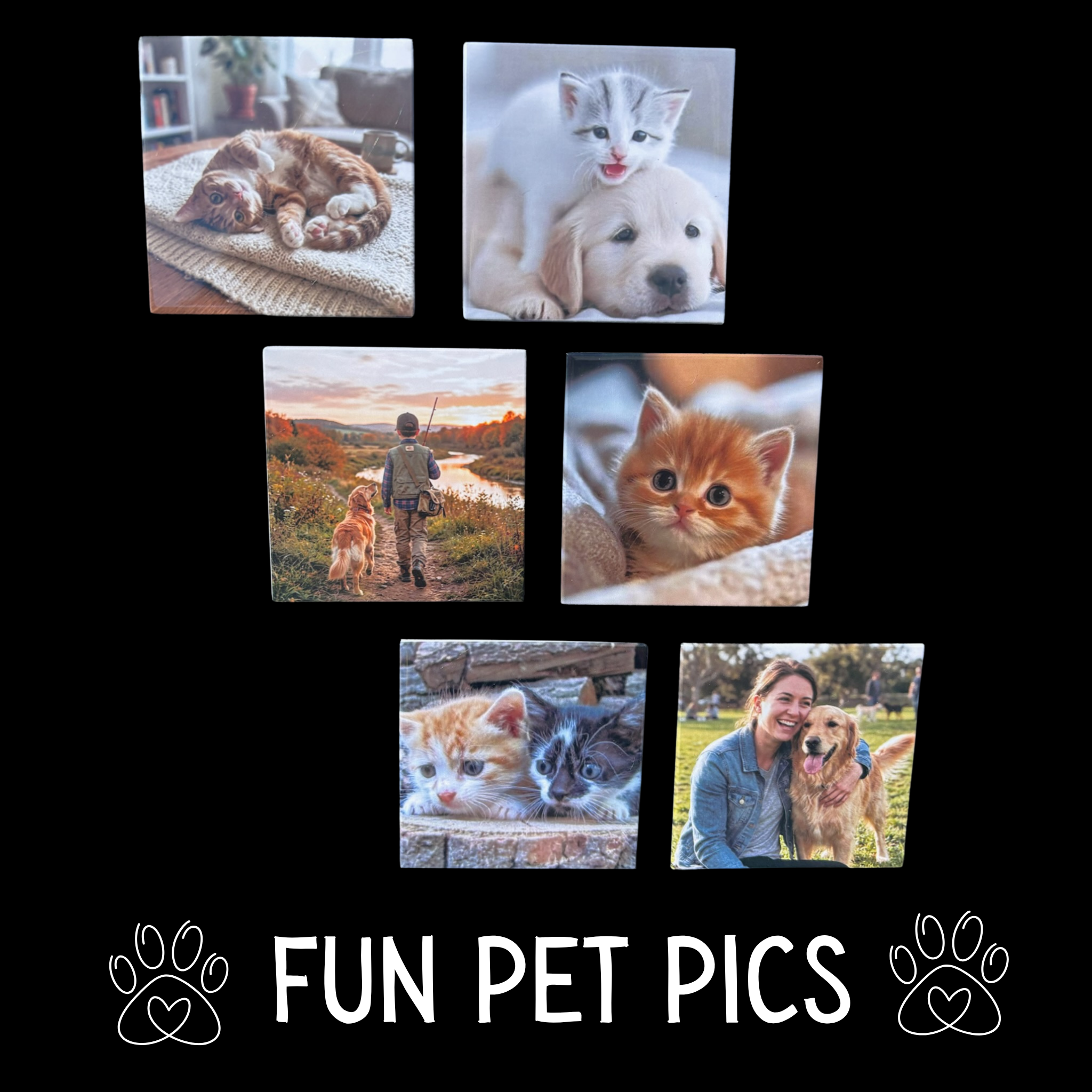 2.5" x 2.5" Custom Photo Magnets